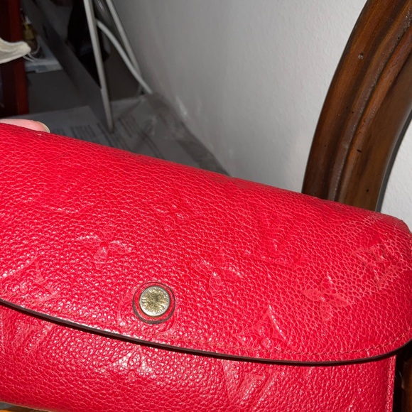 Louis Vuitton  Red Impreinte  wallet - Picture 4 of 7